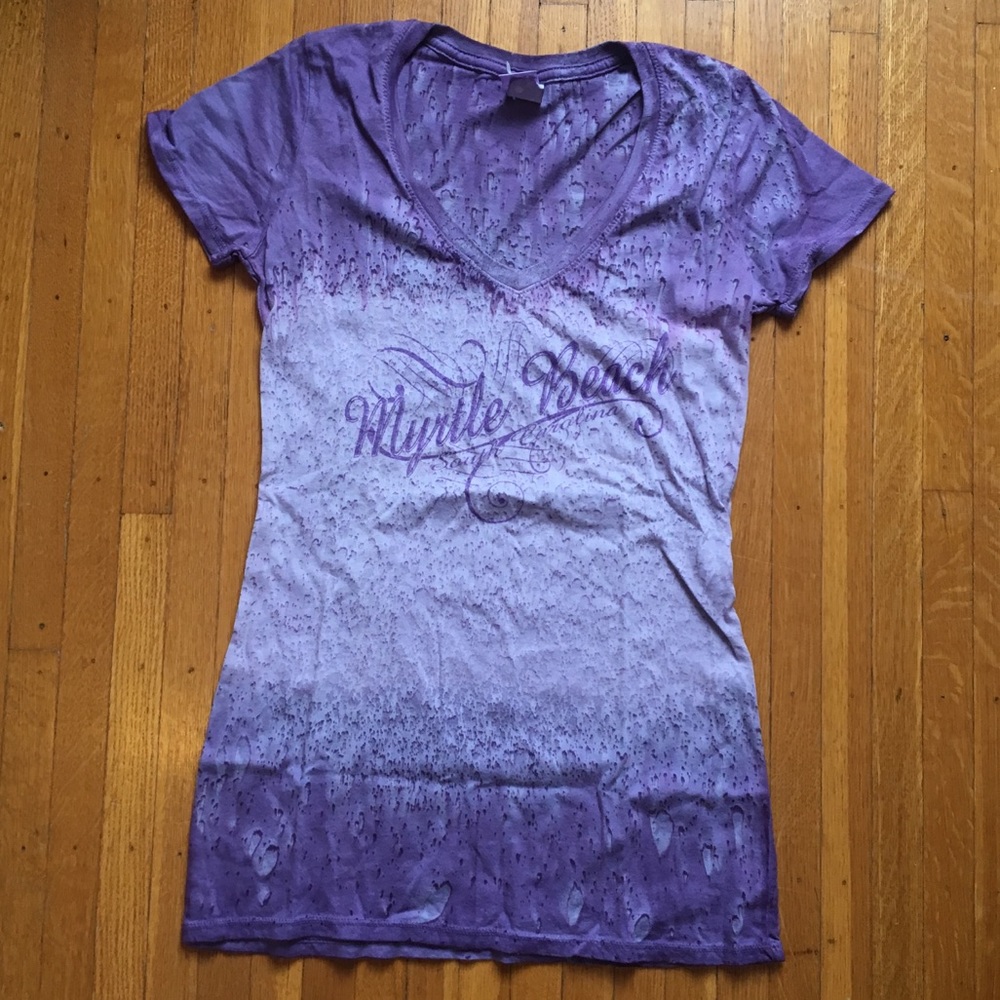 Myrtle Beach, South Carolina Purple Tee